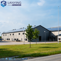 Bâtiment Agricole Moderne Certifié CE CWB en Structure Acier Préfabriquée pour Ferme et Hangar à Volailles/Élevage