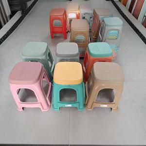 <strong>Dining</strong> <strong>Table</strong> <strong>Stool</strong> for Adults Thickened Plastic Household High Bench Low <strong>Stool</strong> for Living Room Shoe Changing <strong>Stool</strong> for Bathroom - Product Image 2