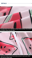 Heren Lichtgewicht Zomer Fruit Bedrukte Board Shorts Aangepaste Logo Zwembroek 100% Polyester Sublimatie Strandkleding
