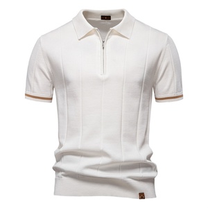 Men's Deluxe Zipper <b>Polo</b> <b>Shirt</b> - Ultra-Soft Fabric With Sleek Metal Zipper, Designed for Style, Comfort and All-Day Versatility - Product Image 6
