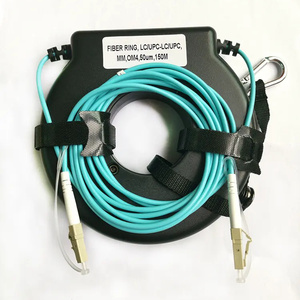 สายเคเบิล OTDR แบบม้วนสำเร็จรูป ชนิด SM/MM สำหรับใยแก้วนำแสง ความยาว 300 ม.-2 กม. พร้อมหัวต่อ FC/SC/LC สำหรับเครือข่าย FTTH - Product Image 1