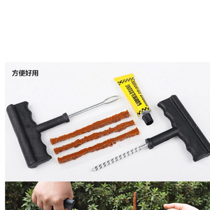 Bymaocar Tire Repair Kit 6 Piece With <b>Rubber</b> Solution And Plug <b>Strips</b> For Car Tire Fixing - Product Image 2