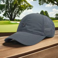Cappellino da Golf Stile Coreano Personalizzabile con Logo, 6 Pannelli, 100% Poliestere, Asciugatura Rapida, Regolabile per Marchi e Ordini all'Ingrosso
