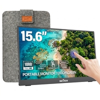15,6 Zoll Touch Tragbarer Gaming-Monitor Geringe Latenz 3ms Reaktionszeit Präziser 10-Punkt-Touch für Touch-basierte Casual-Videospiele