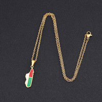 BINSHUO gros personnalisé en acier inoxydable bijoux goutte d'huile lettre Madagascar Nation drapeau carte hommes pendentif collier à breloques pour les femmes