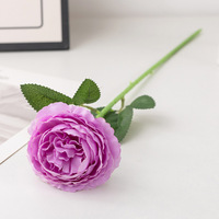 Roses Brésiliennes Artificielles Réalistes en Soie Faite Main Effet Naturel pour Mariage, Saint-Valentin, Centre de Table et Décoration Maison/Fêtes - Vente en Gros