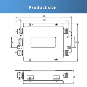 Caja de Conexiones Transcell Intrínsecamente Segura a Prueba de Explosiones, Modelo AJB-015, de Acero Inoxidable, Procesador de Señal Analógica de 1.5mm, AJB-015 Tra - Product Image 3