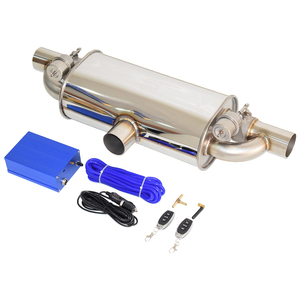 <span class=keywords><strong>Silencieux</strong></span> d'échappement DEX Valvetronic type T universel avec valve, en acier inoxydable, kit de commande de coupure de sonorisation à valve sous vide - Product Image 3