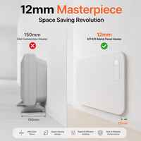 Panneau de chauffage infrarouge électrique mural/sur pied personnalisé CE ROHS LVD pour patio, avec télécommande ODM, idéal pour l'hiver à la maison (vente en gros)