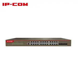 IP-COM G5328X管理24ポートギガビットハブと4つの10 GSFPポートマネージドスイッチ