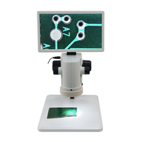 DMSZ30-10 Full HD 1080P Integrated Stereo Zoom Video Microscope 0.7X-4.5X for Mobile Phone PCB Repair Measurement