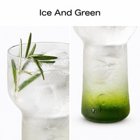 Mug à lait en verre borosilicate de haute qualité en forme de torche, 450 ml, à large ouverture, design moderne, compatible lave-vaisselle et micro-ondes, cadeau unisexe