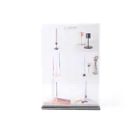 MAXERY - Customized Acrylic T Shape Table Card Holder Stand