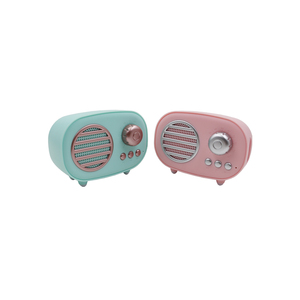<span class=keywords><strong>Mini</strong></span> Retro altavoces manos libres portátil <span class=keywords><strong>Mini</strong></span> inalámbrico Vintage Bass altavoz - Product Image 6