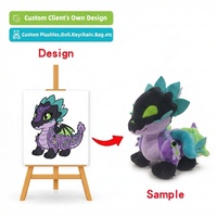 Fabricant de jouets en peluche personnalisés, figurines animales, dragon floral, Année du Dragon, décorations de centre commercial, jouets en peluche personnalisés en boîte mystère