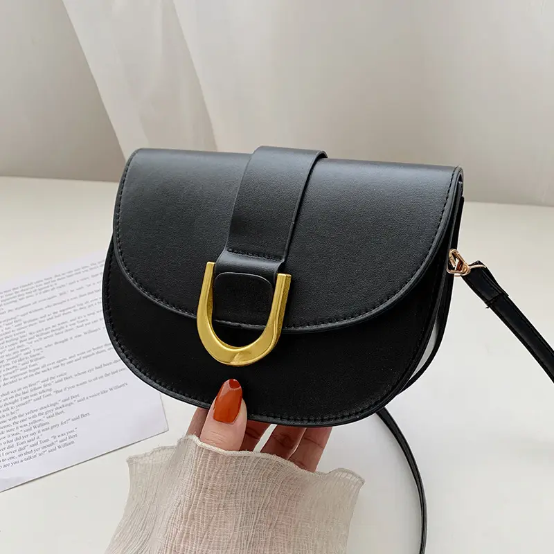 leather Saddle hand bag crossbody shoulder bag for ladies with best price satchels handbags women