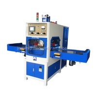 Haute efficacité 15kw table coulissante haute fréquence soudage gaufrage machine pour matériau pvc