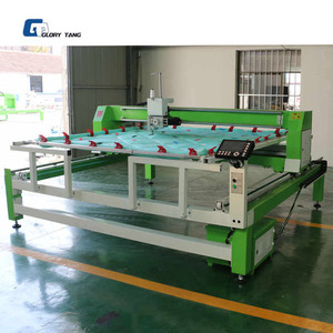 Tốc độ cao hoàn toàn tự động servo Quilt <span class=keywords><strong>Quilting</strong></span> máy đơn đầu <span class=keywords><strong>Quilting</strong></span> máy - Product Image 3