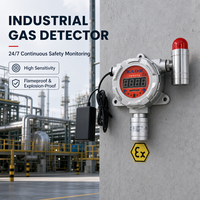 Détecteur de gaz industriel mural ZA60, moniteur fixe antidéflagrant pour la détection de fuites de gaz combustibles et toxiques