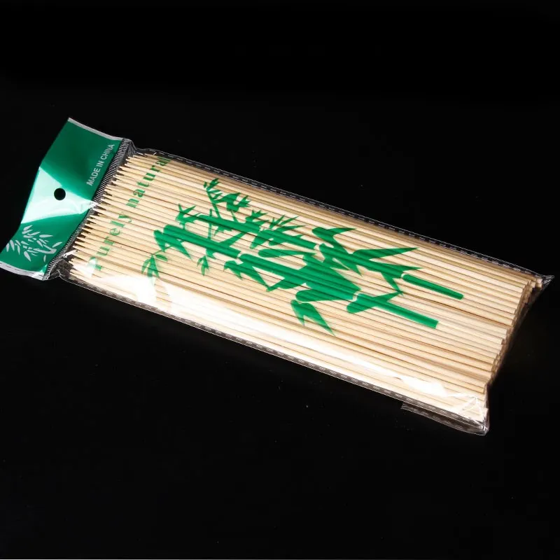 Eco-Friendly Disposable Bamboo Skewer 245*2.5mm length Bamboo Long Stick in One Poly Bag