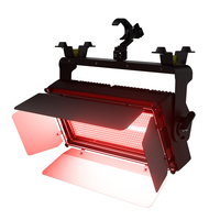 SHEHDS Projecteur Stroboscopique Étanche pour Scène, Lumière LED RGB Extérieure IP65, Projecteur Stroboscopique à Tête Mobile 350W pour Fête, Discothèque, Spectacle DJ