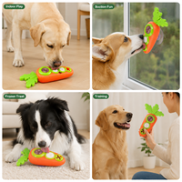 Jouet à mâcher correcteur en caoutchouc ultra-réaliste et couineur pour chiens de garde, exportation mondiale, ensemble de dispositifs d'enrichissement interactif