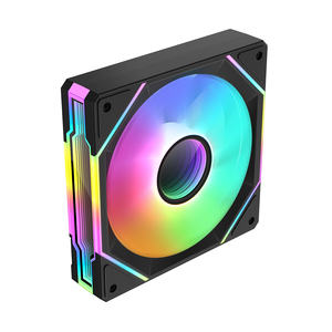 SUPCOOLCPU Prismfan ARGB 컴퓨터 케이스 쿨러 4 핀/3 핀 PWM 사일런트 볼 베어링 팬 120mm 흰색 플라스틱 1800 RPM 58.36 CFM - Product Image 2