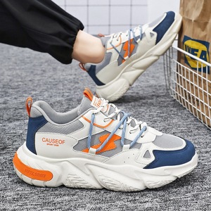 Zapatillas Deportivas de Moda para Hombre, Transpirables, con Malla, Casuales, para Correr, con Cierre de Cordones y Suela Gruesa, Nueva Colección de Primavera - Product Image 3