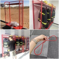 Casier mobile de cintre de lutte contre l'incendie résistant en métal de meubles de style industriel simple pour l'entreposage et la logistique