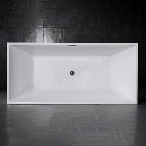 <span class=keywords><strong>Baignoire</strong></span> autoportante rectangulaire en acrylique pour 1 personne de conception originale d'usine Baignoires à remous - Product Image 4