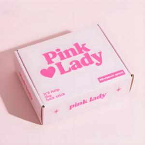 Quần Áo Thương Hiệu Bao Bì Hộp Với Thương Hiệu Màu Hồng Tình Yêu Logo Sâu Vuông Cube Hình Dạng Cộng Với Mô Hình Hộp Giấy Cho Gửi Thư - Product Image 3