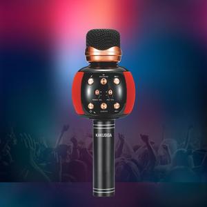 ไมโครโฟนไร้สาย KAKUSIGA Tiny Microphone <span class=keywords><strong>Studio</strong></span> สำหรับคาราโอเกะ พร้อมช่องใส่การ์ด TF และช่อง Aux สำหรับเล่นเกม ไมโครโฟนคอนเดนเซอร์ - Product Image 2