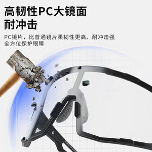 Gafas Deportivas XQ622 con Marco TR90 Antivaho y Almohadillas Nasales Ajustables para Ciclismo, Running y Uso al Aire Libre para Hombres - Product Image 3