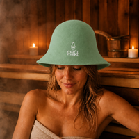 Chapeau de sauna en feutre 100 % laine mérinos, best-seller, résistant à l'usure, confortable, protection thermique, pour adultes, expérience de spa et de bain
