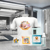 Personnalisation flexible de l'impression d'écran de DTG DTF, gaufrage de bouffée 3D de broderie