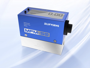 Alat Ukur Aliran Massa MFM-50 Akurasi Tinggi untuk Gas N2 H2 O2 Udara CO2 He Ar CH4 RS485 4~20mA dengan Layar LCD Pengukur Aliran Oksigen - Product Image 2