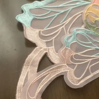 Patchs papillon de broderie colorés fantaisie nouveaux badges thermocollants à transfert de chaleur à des fins décoratives