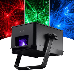 โปรเจคเตอร์เลเซอร์ฉายแสงดาว RGB 600W สำหรับคริสต์มาส มาตรฐาน IP33 ควบคุมด้วย DMX512 สำหรับตกแต่งภูมิทัศน์กลางแจ้ง สวนหย่อม ลานบ้าน แสงไฟหิ่งห้อย - Product Image 3