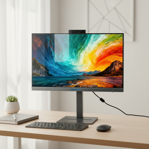 Vente en gros OEM/ODM Usine Wandong 23,8 pouces Tout-en-un avec 16 Go de RAM DDR3 Core I5/I7/AIO Nouvel ordinateur de jeu AIO PC - Product Image 1