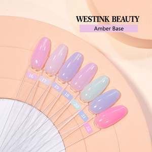 Westink отмачиваемый функциональный Гель-лак Оптовая Продажа резиновый Базовый лак УФ/Светодиодная лампа базовое и верхнее покрытие Гель-лак для ногтевого дизайна - Product Image 5