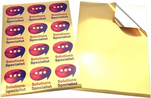 Atacado <span class=keywords><strong>A3</strong></span> Adesivo Papel Impermeável Pet Filme Auto-Adesivo Digital Bright Gold PET Papel Auto-adesivo para Indigo - Product Image 5
