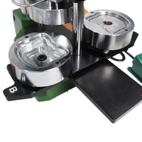 Top vente chaude bricolage belle grand chat visage forme réfrigérateur Souvenir bouton aimant Badge pneumatique faisant la Machine
