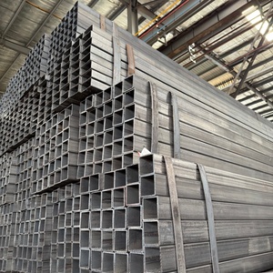 <span class=keywords><strong>Tube</strong></span> rectangulaire en <span class=keywords><strong>acier</strong></span> doux noir, vente directe d'usine en Chine, 50x30 <span class=keywords><strong>100x50</strong></span> 200x100 S235JR S355J2H, section structurelle - Product Image 5
