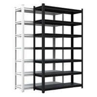 Étagère de garage réglable Yunbang Steel à 5 niveaux, sans boulons, à fixation murale, avec protection contre la corrosion, revêtement en poudre