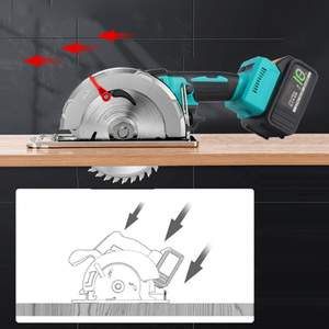 Professional 5/6 Inch Brushless Cordless Electric Handheld Saw Wood Cutting Machine Heavy Duty <b>Power</b> <b>Tools</b> for Construction - Product Image 1