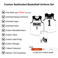 Elit Genç Basketbol Formaları Özel Tasarım Sublimasyon Baskılı Basketbol Formaları Fileli 180GSM Nefes Alabilen Nem Emici %100 Polyester Yüksek Kalite