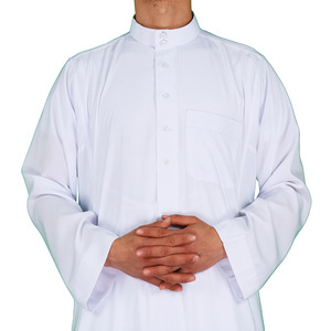 Bouton ou Thobe de broderie à bas prix pour hommes <span class=keywords><strong>Nice</strong></span> Cotton Touch Custom Classic Logo - Product Image 4