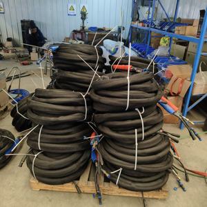 أنبوب خرطوم تسخين رخيص السعر بطول 15 مترًا مصنوع من البولي يوريثين خرطوم حراري مزدوج لماكينة رش البولي يوريثين بولي يوريا المطاطية - Product Image 2