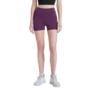 Shorts de yoga sportifs pour femmes Peach Butt, taille haute, effet push-up, respirants, en nylon et élasthanne, pour le sport, la course et le cyclisme - Product Image 3