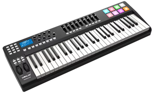Controlador <span class=keywords><strong>MIDI</strong></span> PANDA49, el Más Vendido, <span class=keywords><strong>49</strong></span> <span class=keywords><strong>Teclas</strong></span> de Velocidad, 8 <span class=keywords><strong>Teclas</strong></span> RGB, <span class=keywords><strong>Teclado</strong></span> <span class=keywords><strong>MIDI</strong></span> para Grabación en Estudio Casero, Conciertos en Vivo, Producción Musical - Product Image 3